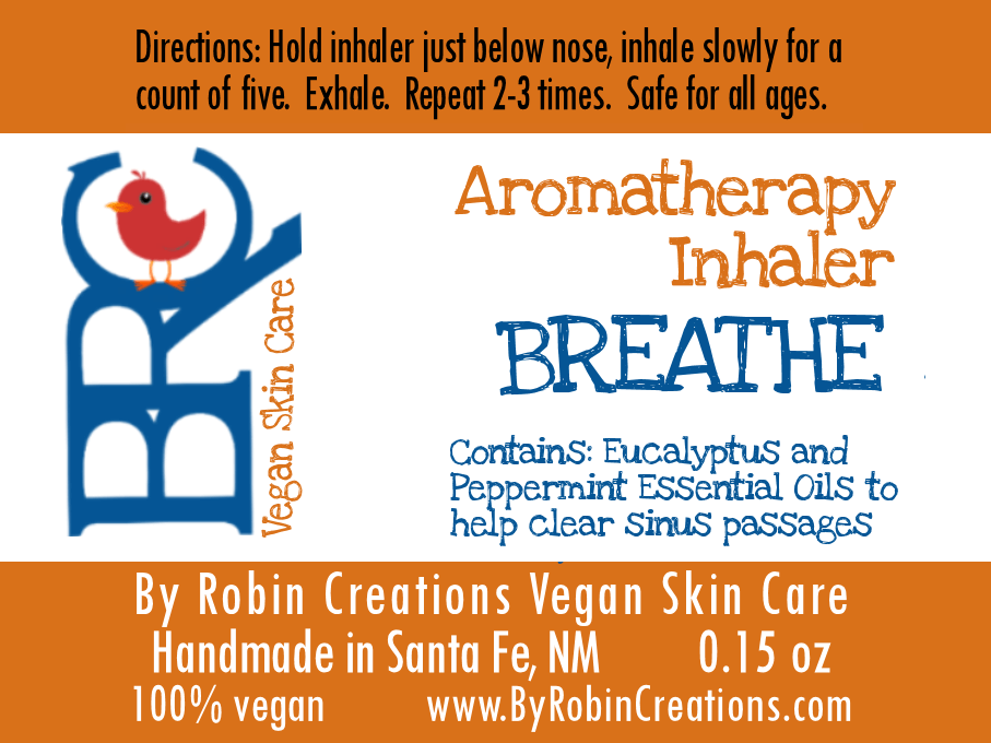 Best Seller! Breathe Cold Care Aromatherapy Inhaler | By Robin Creations 