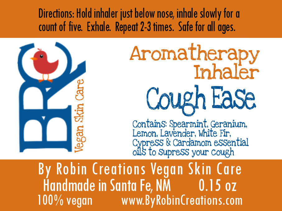 Cough Ease Aromatherapy Inhaler | By Robin Creations 