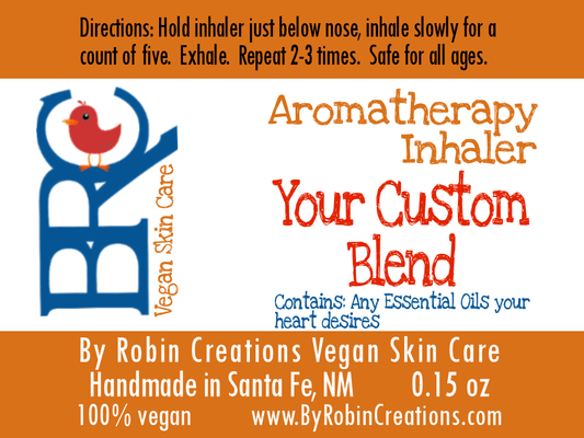  Custom Blend Aromatherapy Inhaler | By Robin Creations