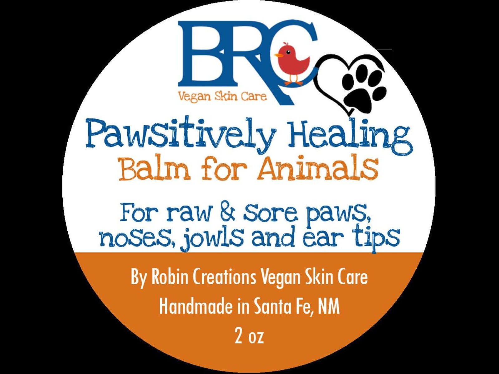 Healing Balm for Paws, Noses, Jowls | By Robin Creations 