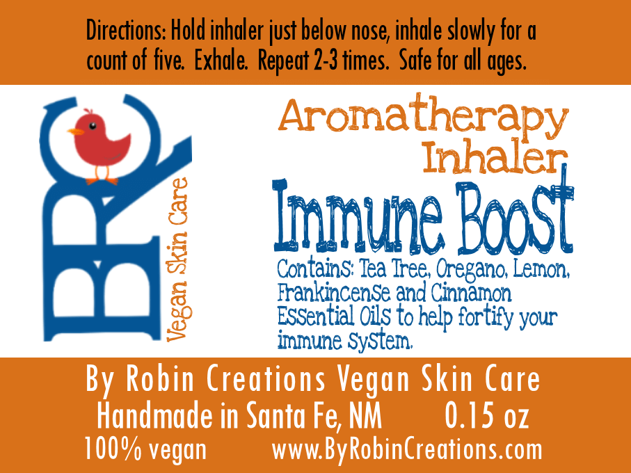 Immune Boost Aromatherapy Inhaler | By Robin Creations 