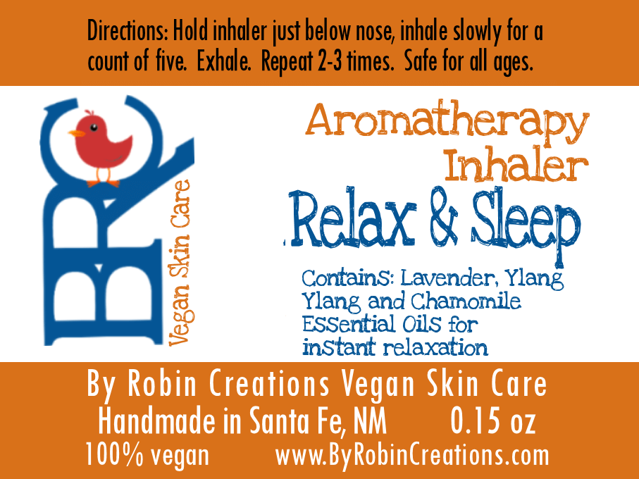 Relax & Sleep Aromatherapy Inhaler | By Robin Creations 
