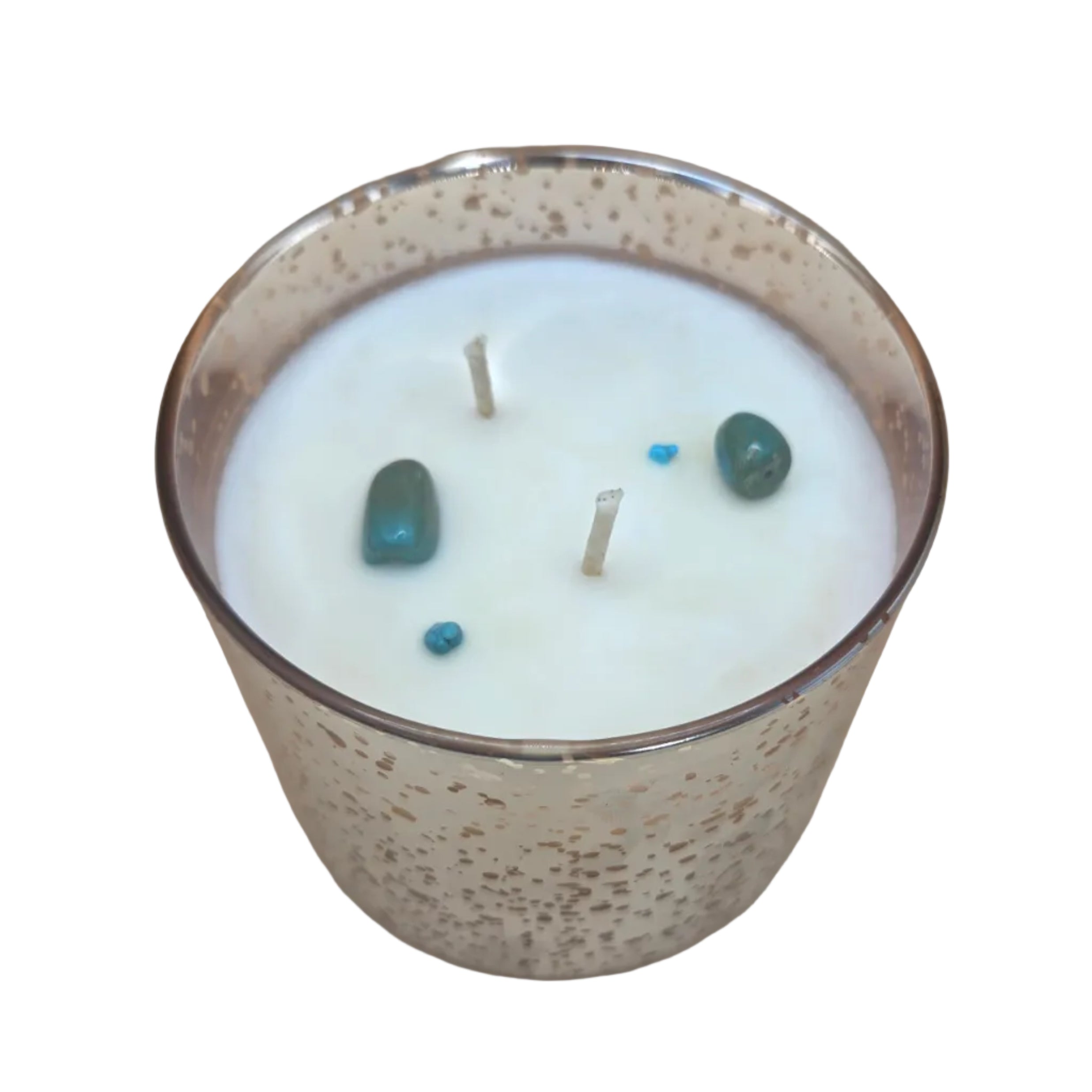 Turquoise Luminaria Hand-Poured Natural Soy Candle
