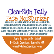 Clear Skin Acne Blasting Daily SPF30 Facial Moisturizer