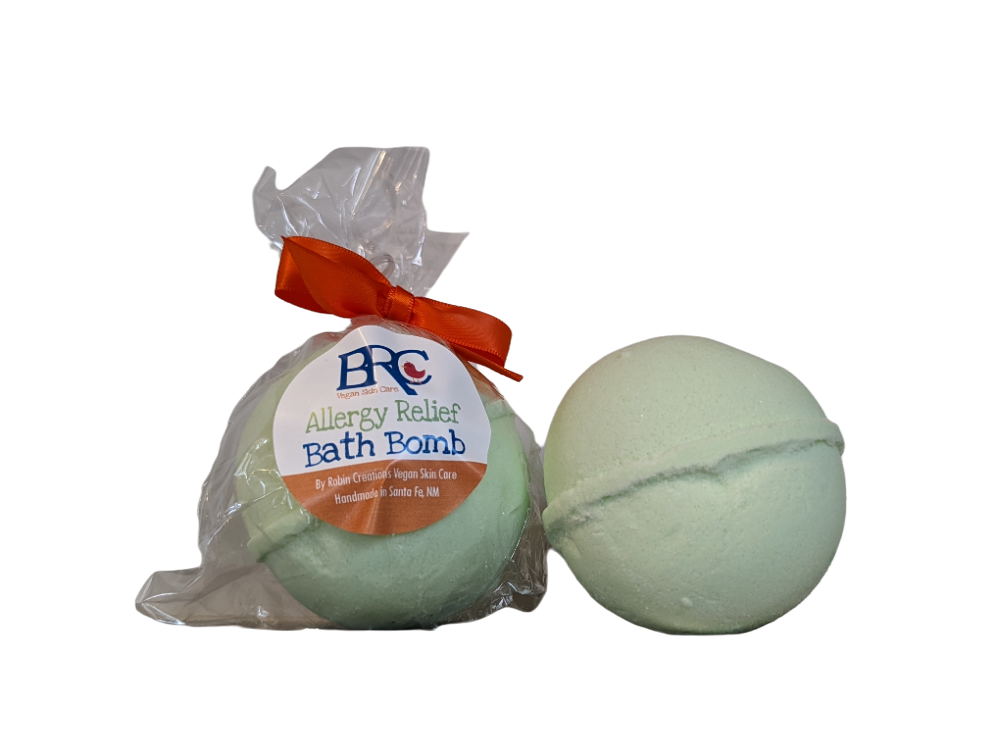 Allergy Relief Bath Fizzies (Bombs)