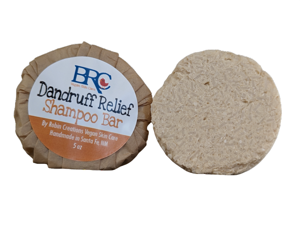 New Formula! Vegan Handcrafted Natural Sulfate-Free Dandruff Shampoo Bar | By Robin Creations 