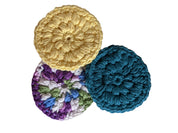 Crocheted Round Facial Scrubbie - Buy 1, Get 1 Free