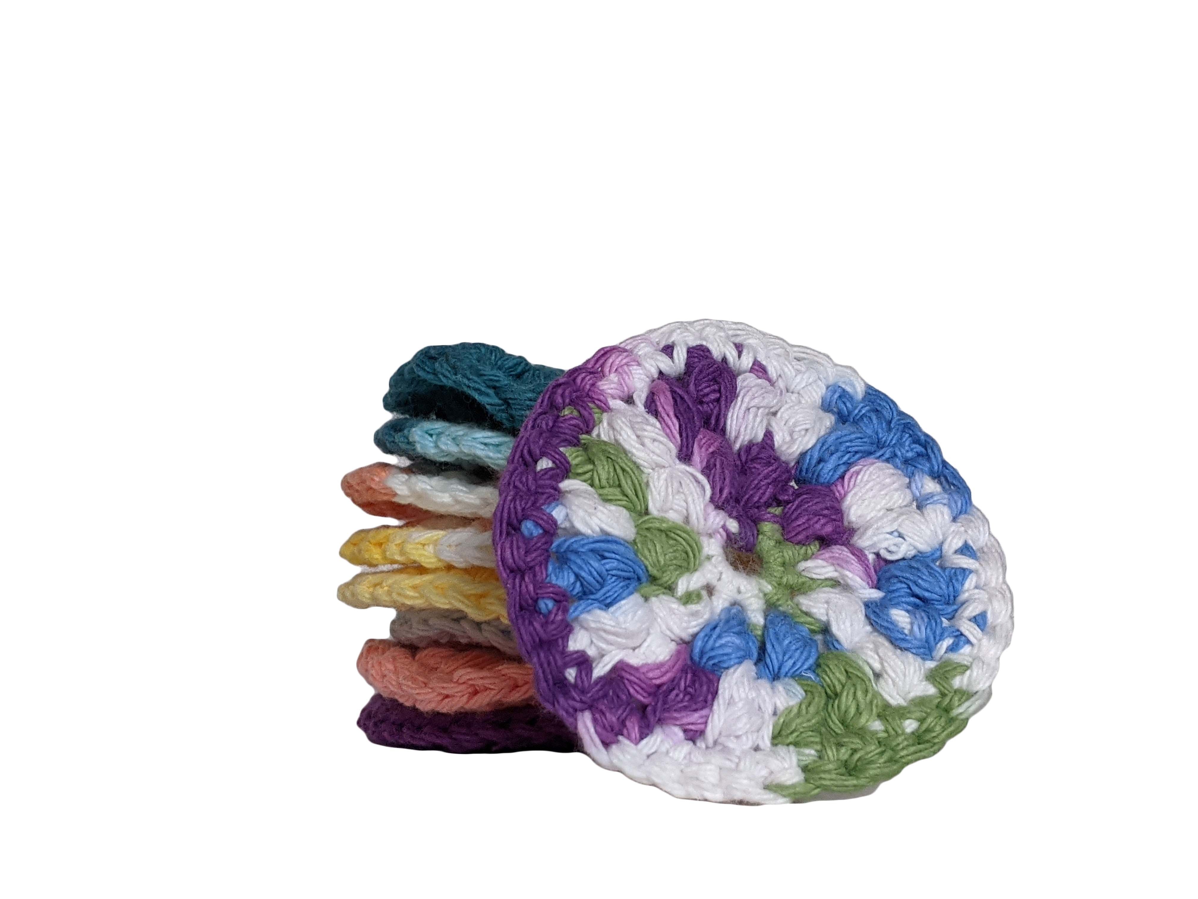Crocheted Round Facial Scrubbie - Buy 1, Get 1 Free