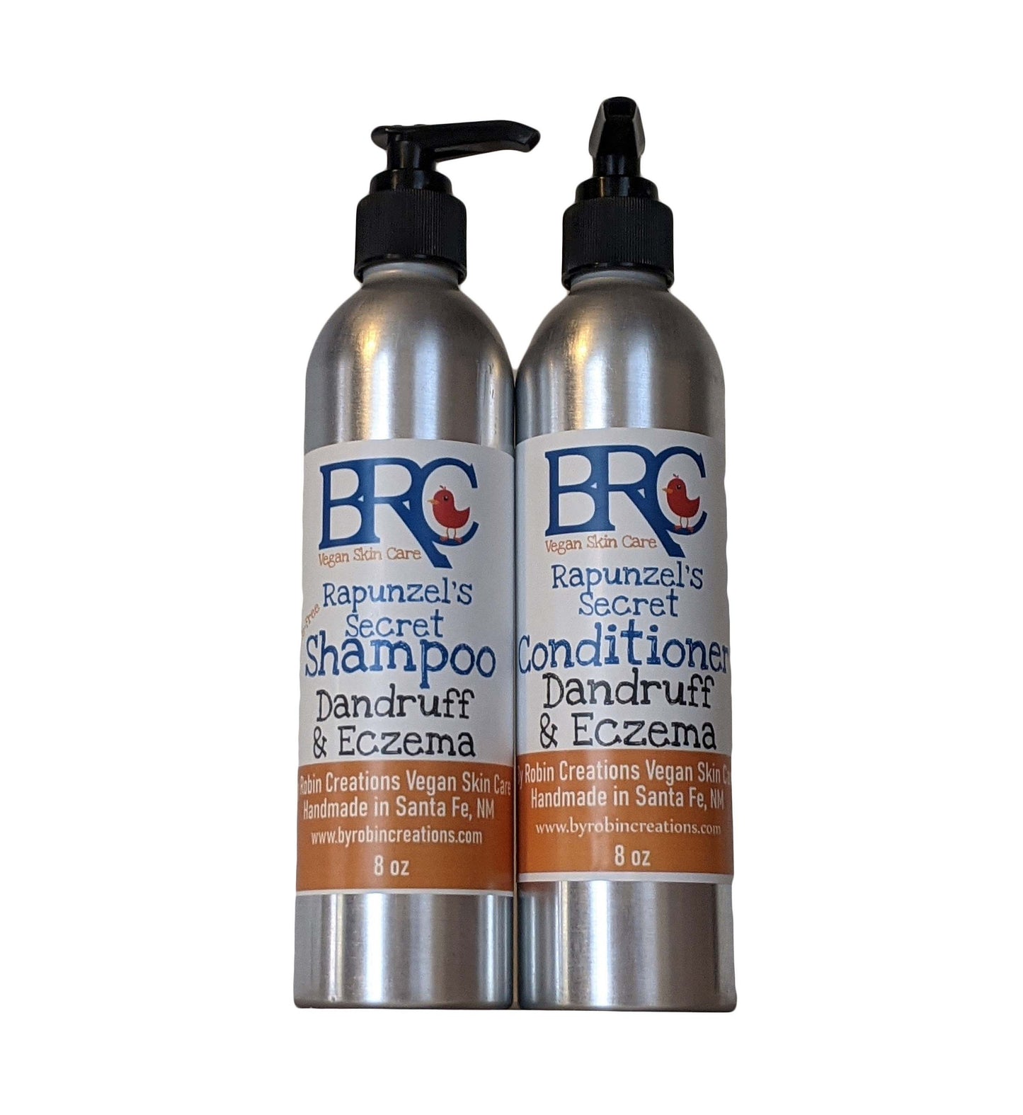 Vegan Dandruff Shampoo & Conditioner - Eczema Shampoo, Sulfate Free, Moisturizing Shampoo, Hair Moisturizer, Hair Care, Vegan Conditioner