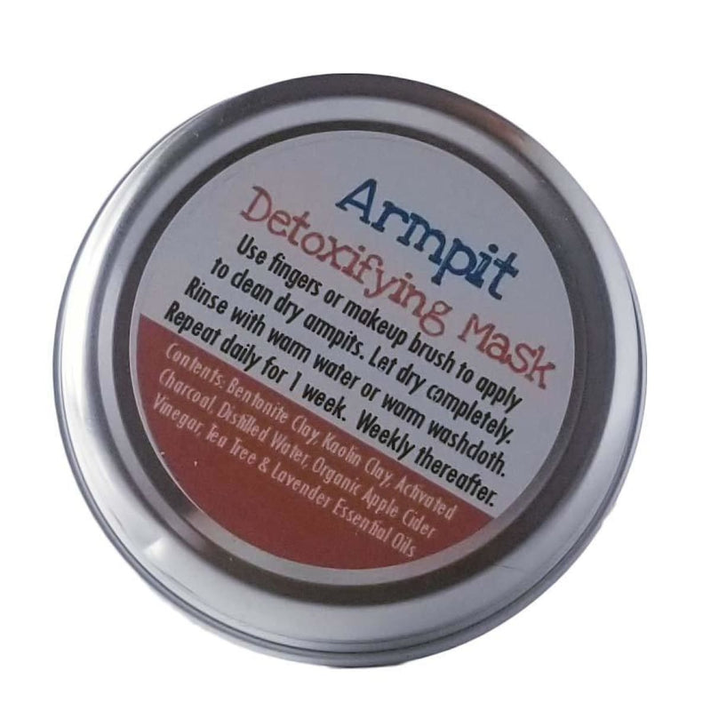 Vegan Armpit Detox Mask Charcoal Mask Detox Mask Armpit Mask Odor Bentonite Clay