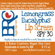 Vegan Natural SPF 30 Lip Screen